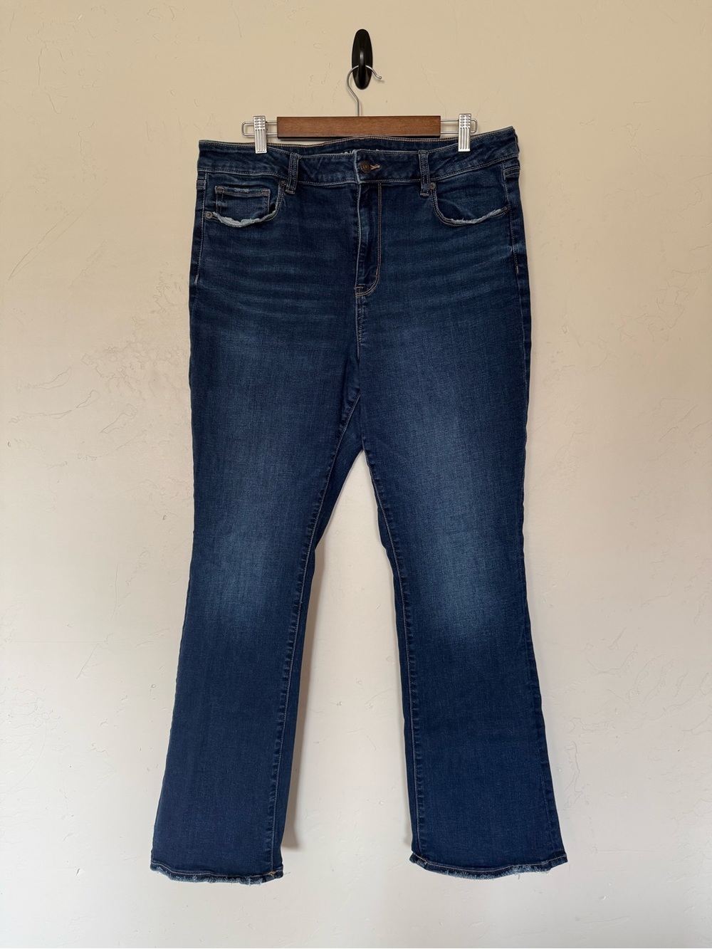 High Rise Skinny Kick Dark Wash Women's Jeans